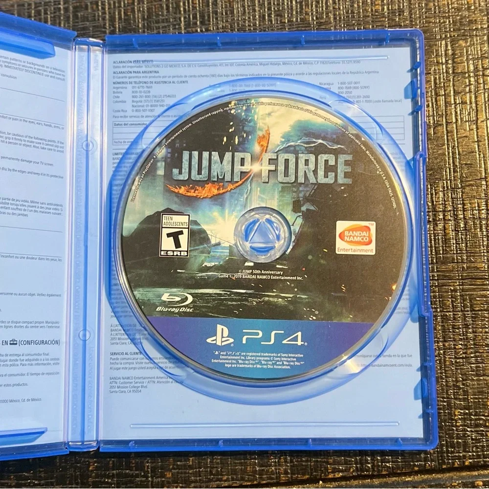 PS4 Jump Force Sony PlayStation 4 video game